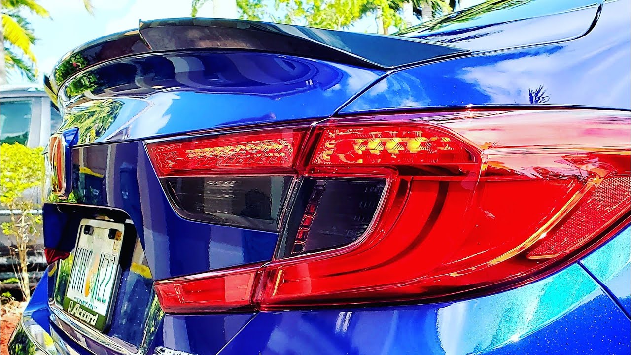 Installing JDM V-Type Spoiler on Honda Accord 2018-2019