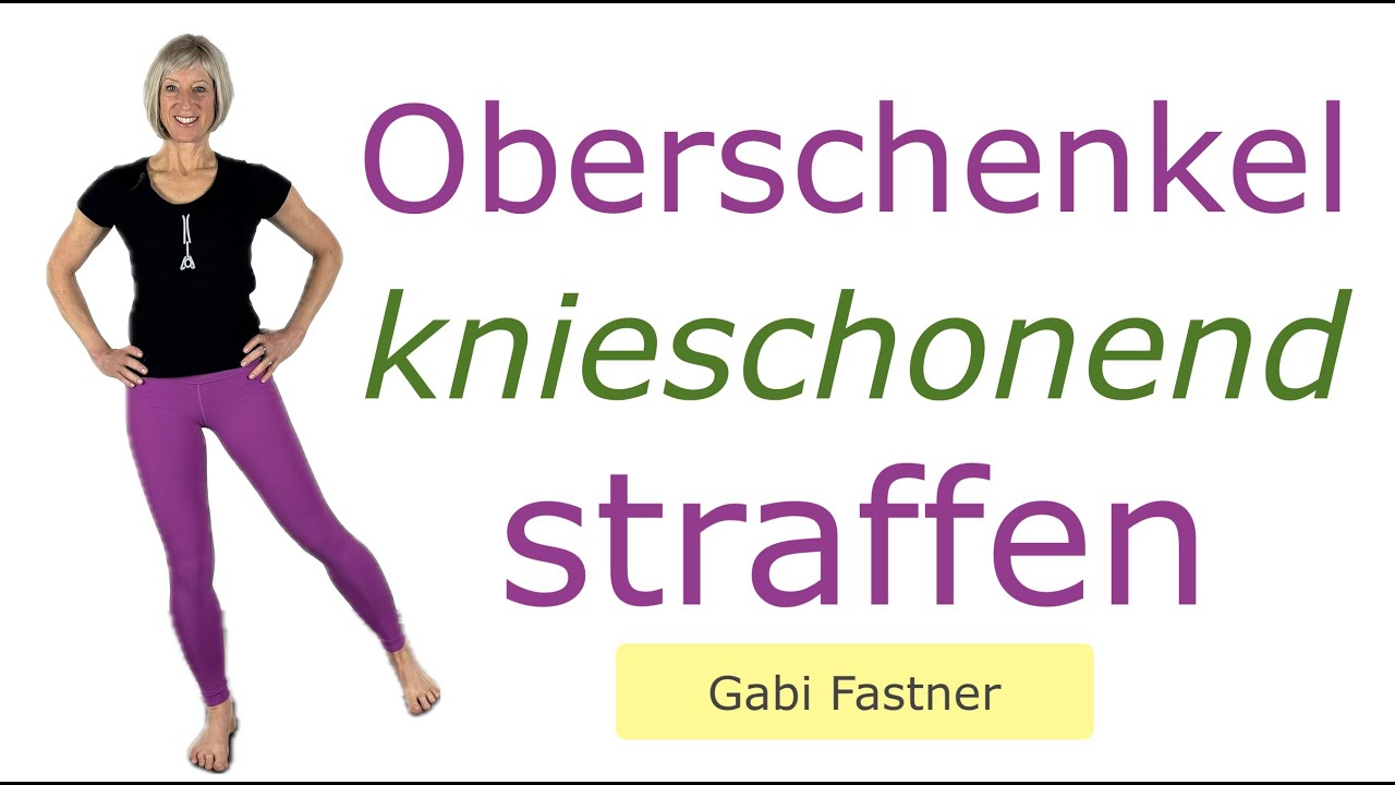 🦵26 min. Oberschenkel knieschonend straffen | stärken, durchbluten, formen | Workout im Stehen