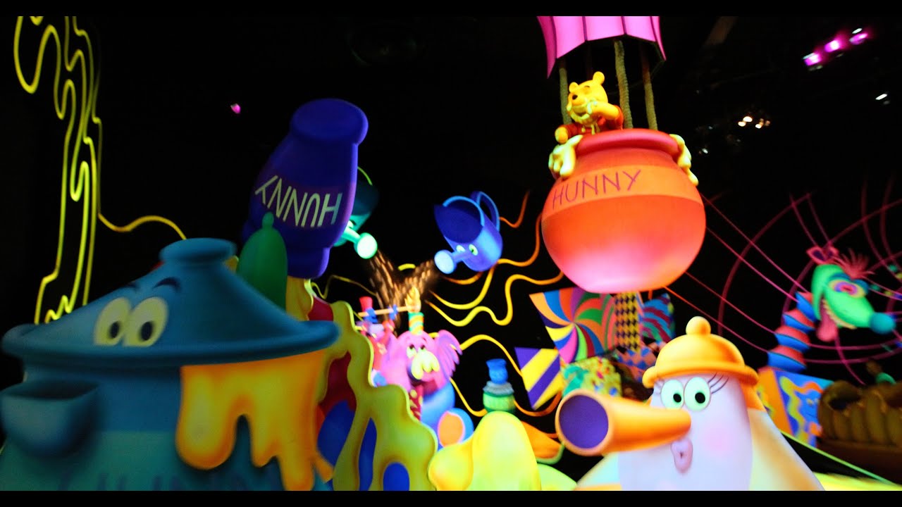 [4K] The Many Adventures of Winnie the Pooh : 2014 POV - Disneyland Resort, California