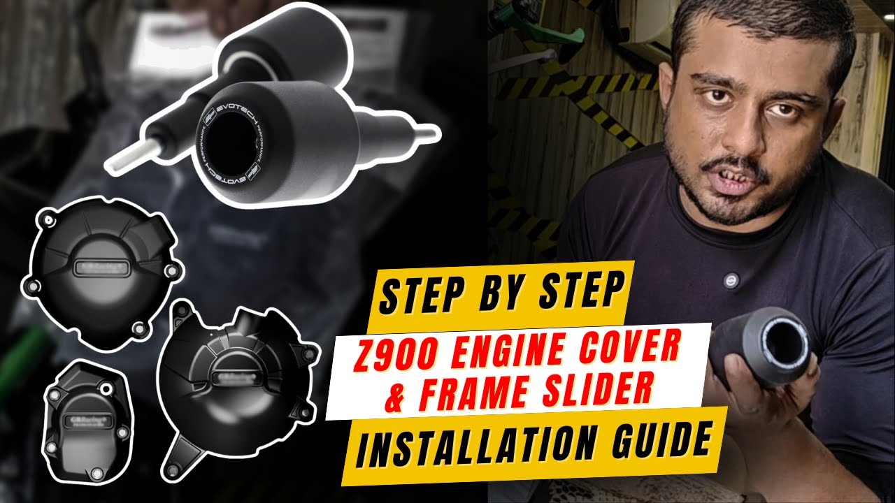 Z900 Frame Sliders: Installation Guide & Crash Test!