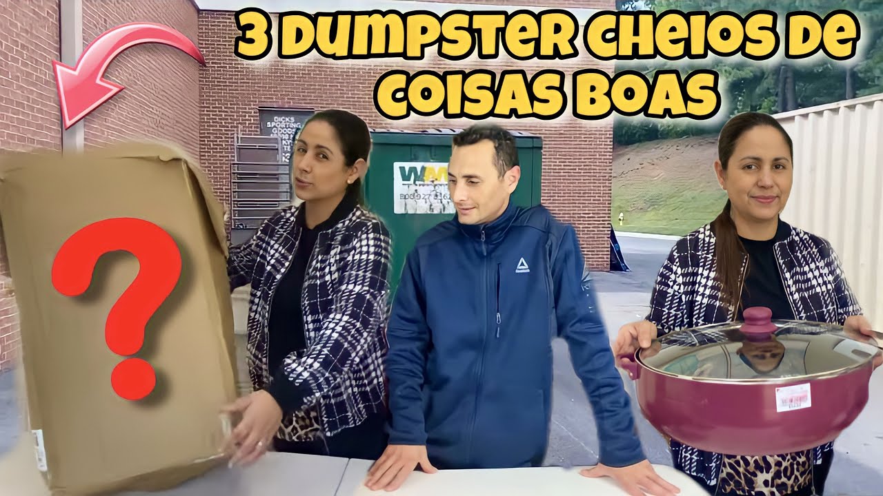 3 dumpsters dos Estados Unidos cheios de coisas boas!