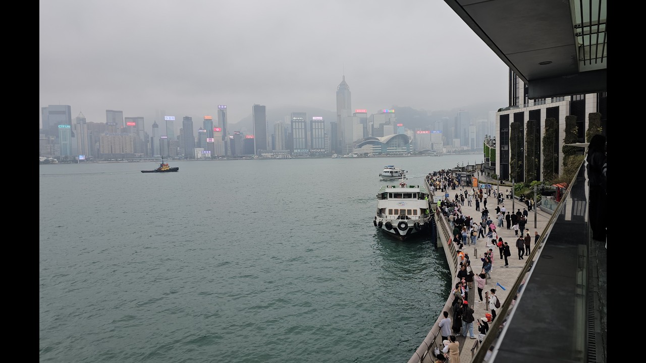 🌧️ Rainy Noon Walk  Middle Road Children’s Park • K11 Musea • Victoria Harbour Waterfront