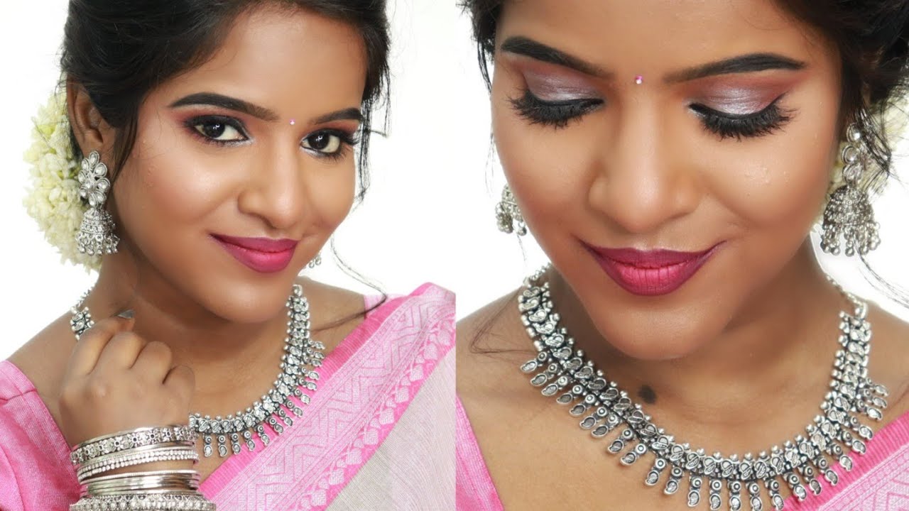 Diwali Makeup Tutorial 2020#Look3-With Affordable products-Indian Festive Makeup Look For Dusky Skin