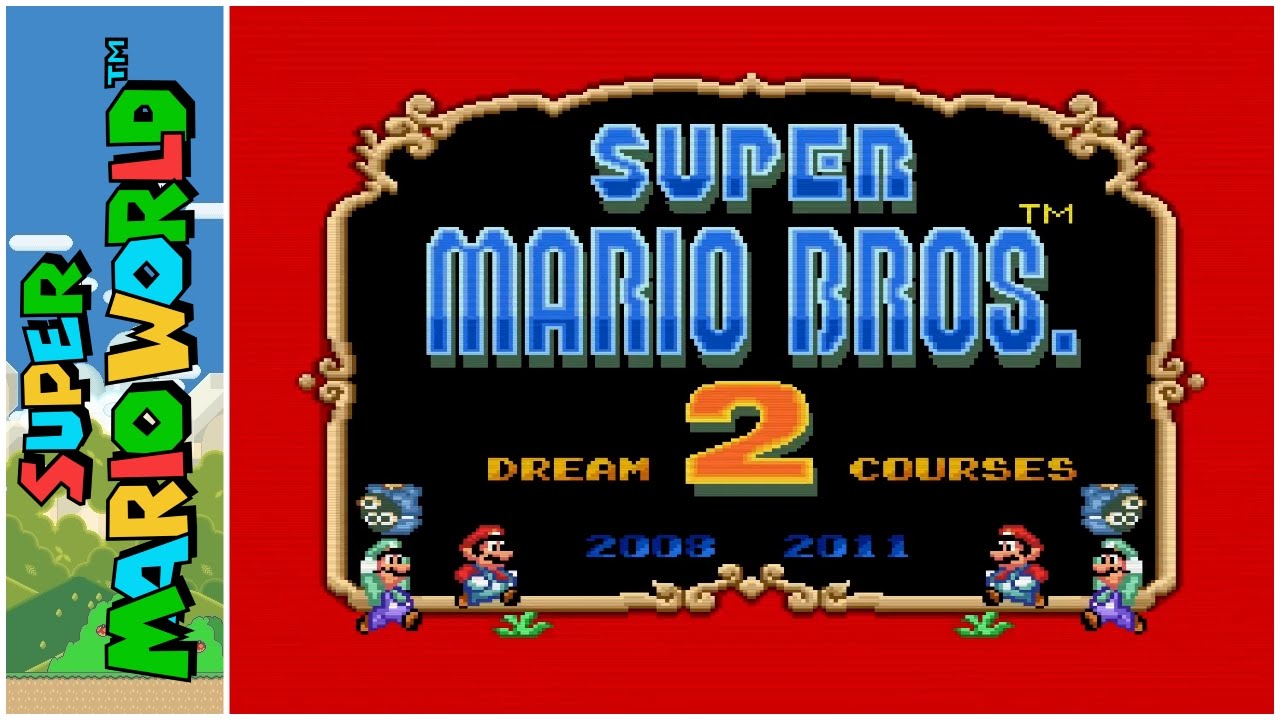 Super Mario Bros. 2 Dream Courses (2011) | Super Mario World Hack