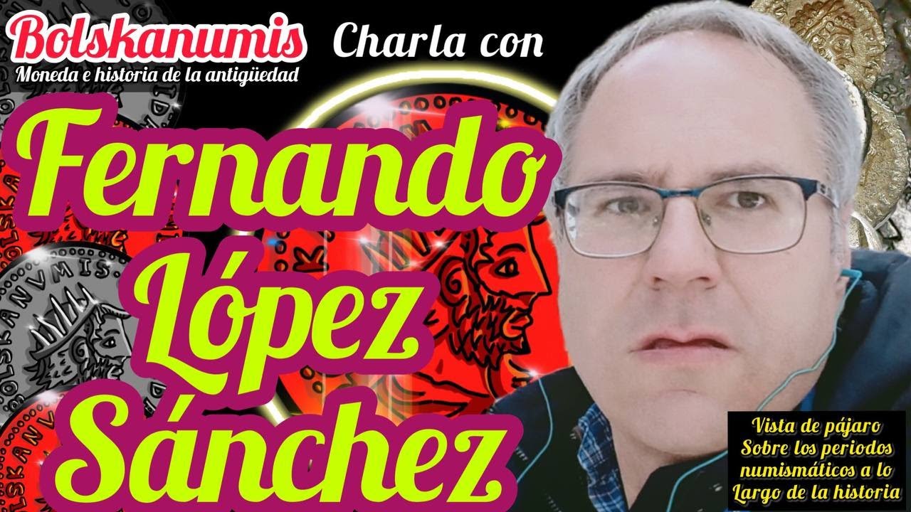 Charla con el profesor Fernando L&oacute;pez. Profesor del curso de numism&aacute;tica de la universidad de Murcia