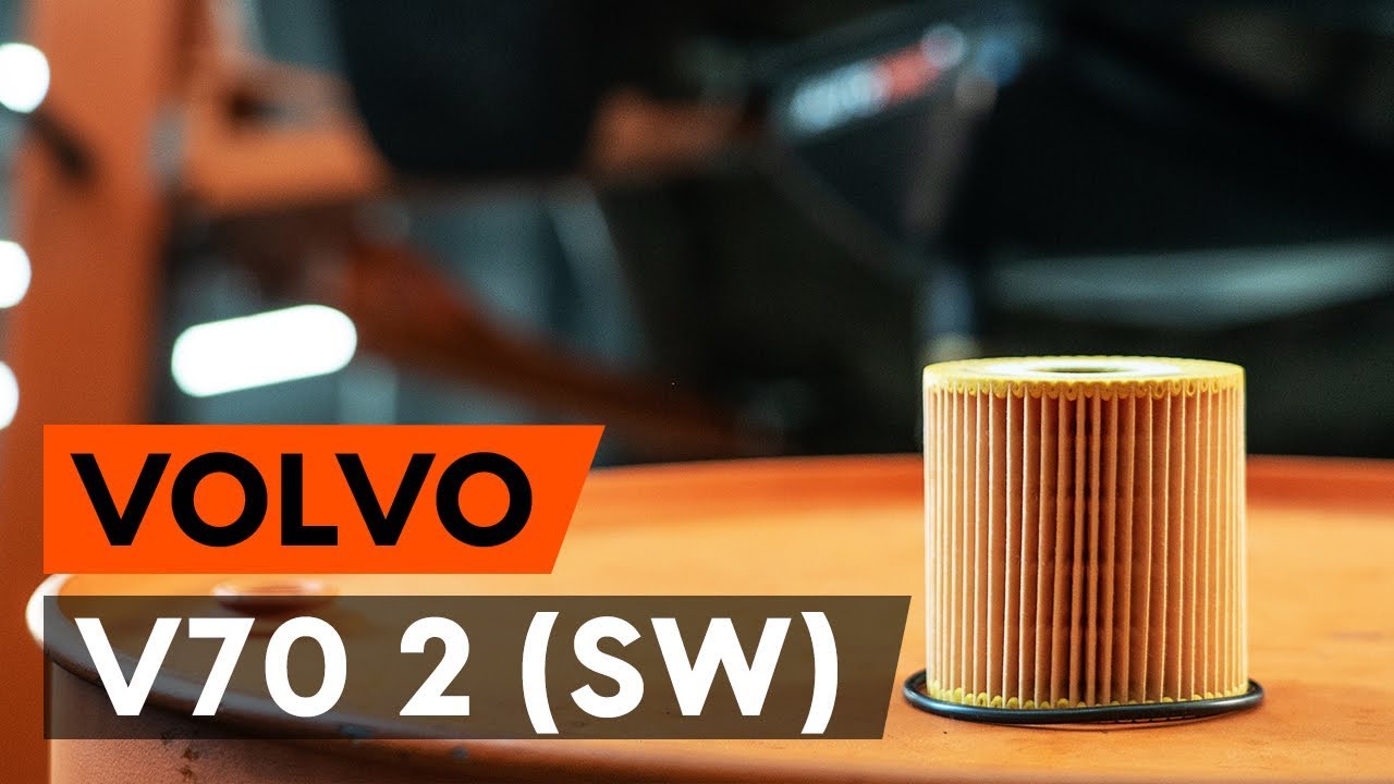 How to change oil filter and engine oil on VOLVO V70 2 (SW) [TUTORIAL AUTODOC]