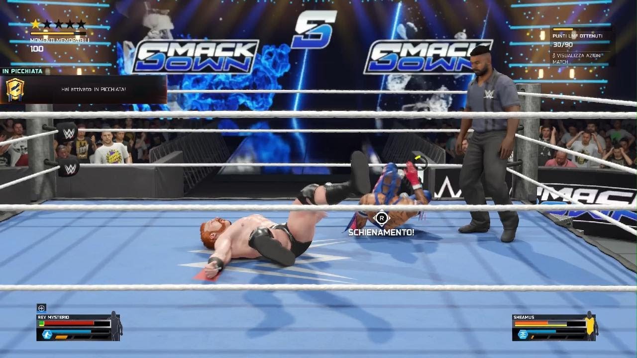 Rey Mysterio vs Sheamus