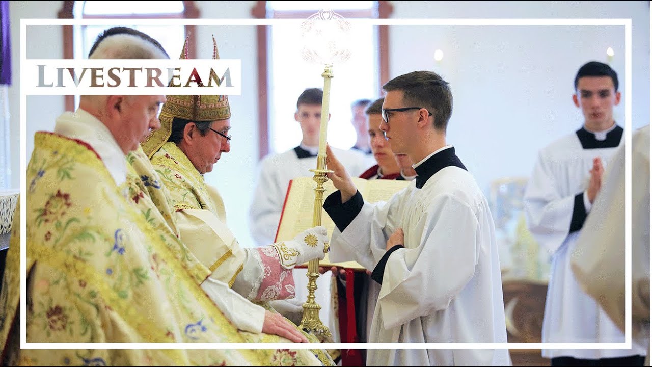 Pontifical High Mass with Ordination to the Minor Orders - Our Lady of Compassion - 3/22/24