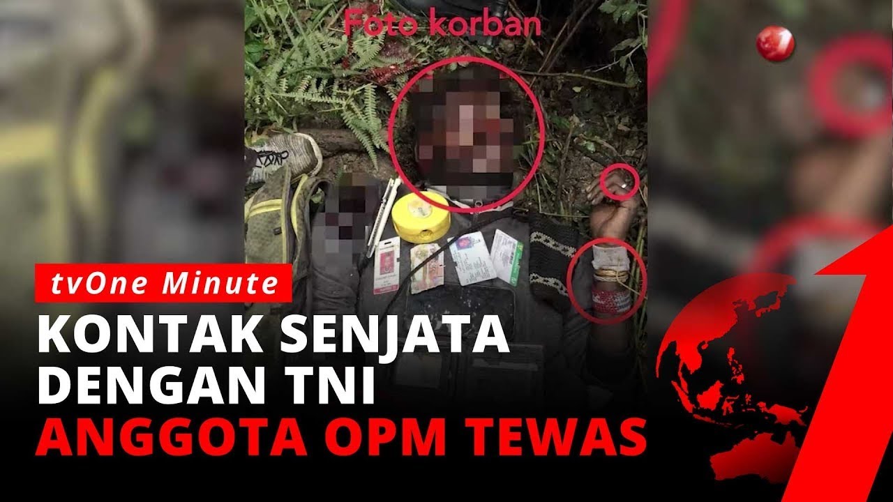 DOR! TNI Tembak OPM Hingga Tewas saat Kontak Senjata | tvOne Minute