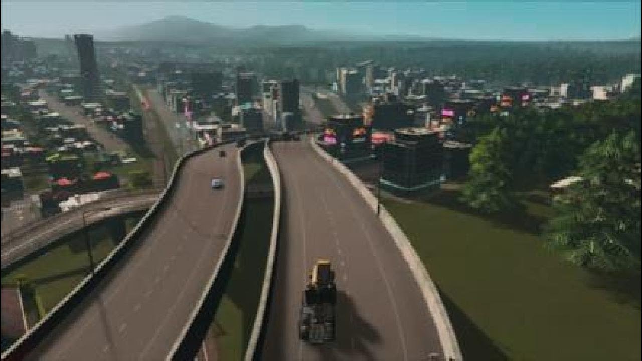 Cities: Skylines Highway Bypass Drive