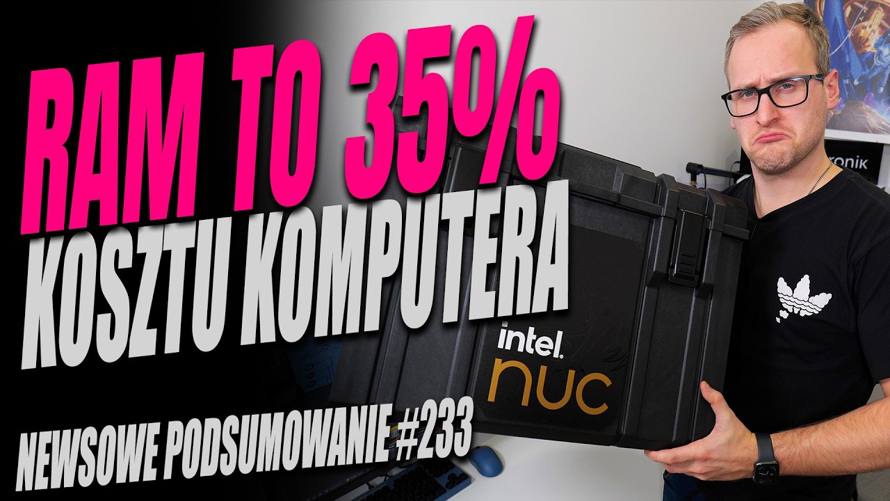 Cena pamięci to już 35% kosztu komputera