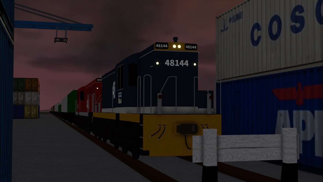 First service to complete the North-Sourh Freight Connect Line (4/3/1991)