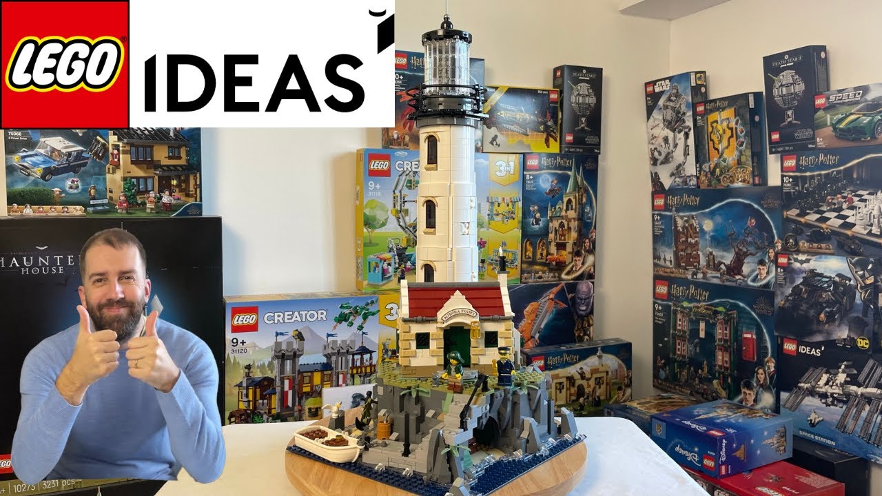 Обзор набора Lego Ideas Motorized Lighthouse 21335
