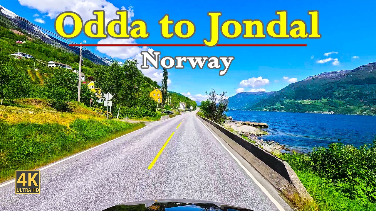 Odda To Jondal In Norway 🇳🇴 | Scenic Road Trip In Stunning 4K | POV Driving