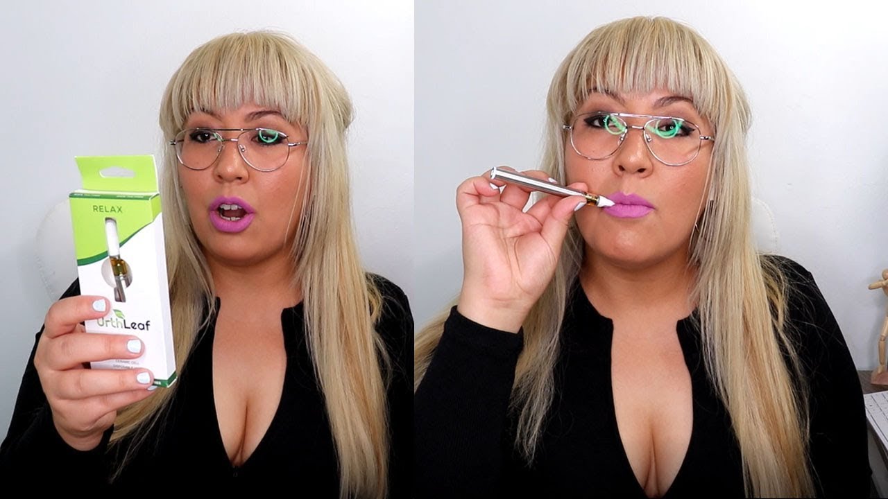 I Try 200mg of CBD Oil Vape from Urth Leaf!
