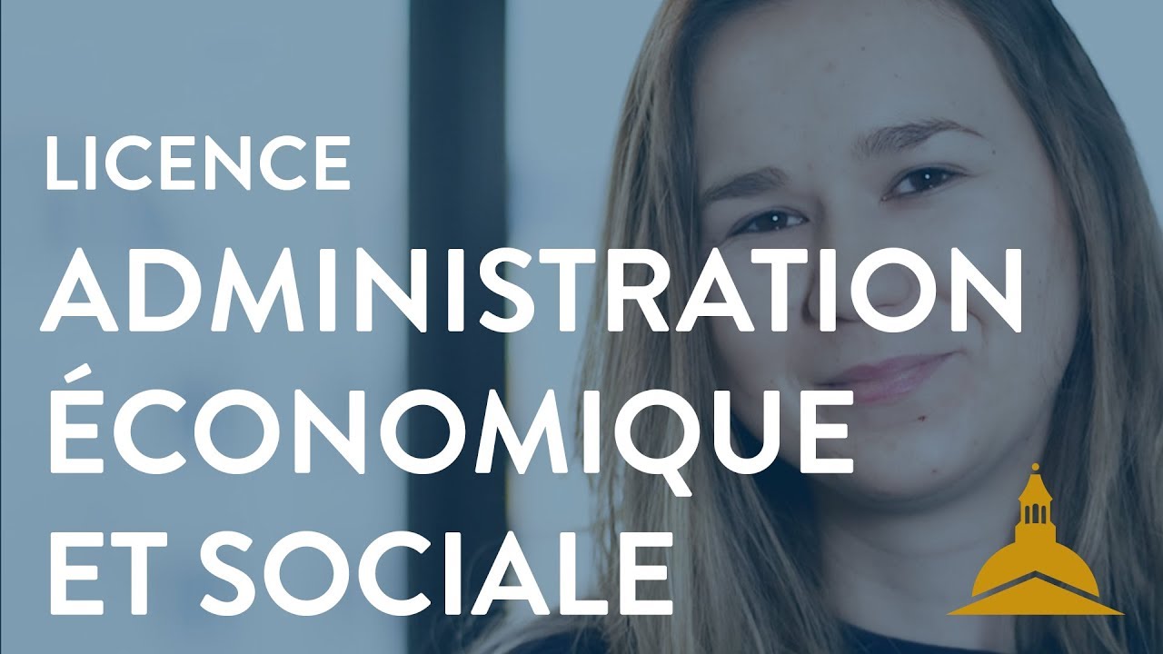 La licence Administration économique et sociale