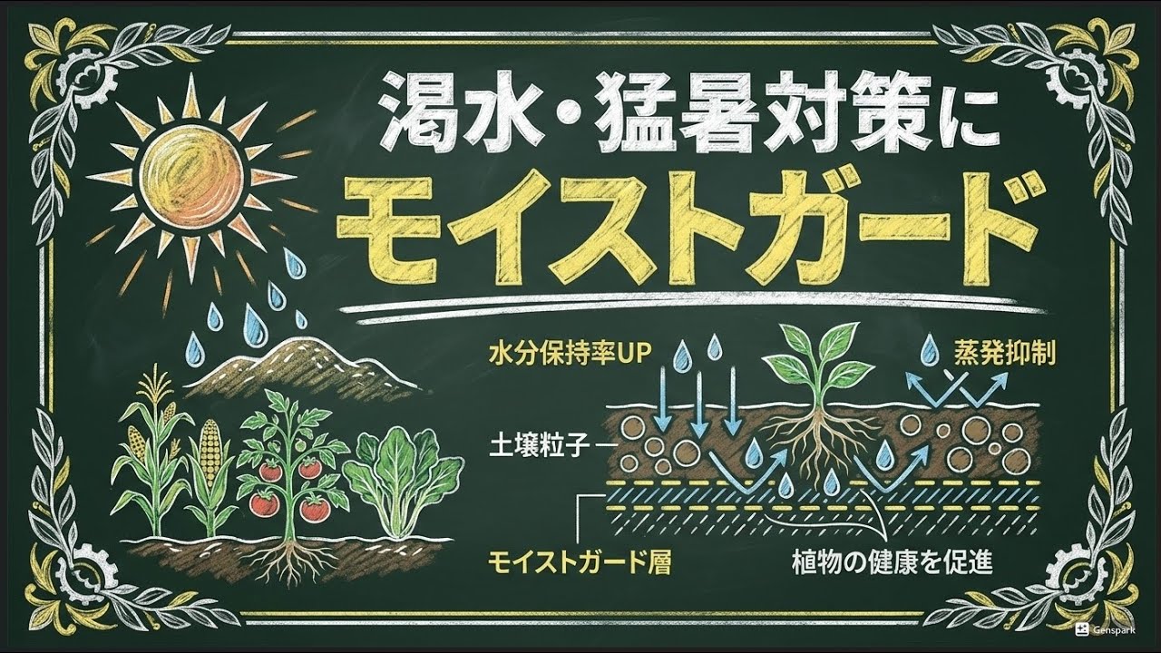 稲作農家の盾：モイストガード(BS資材）