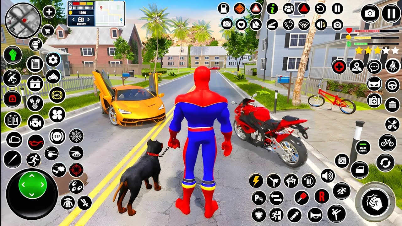 Open World Superhero Game | Epic Robot Rescue & Car Chase (Android Gameplay)