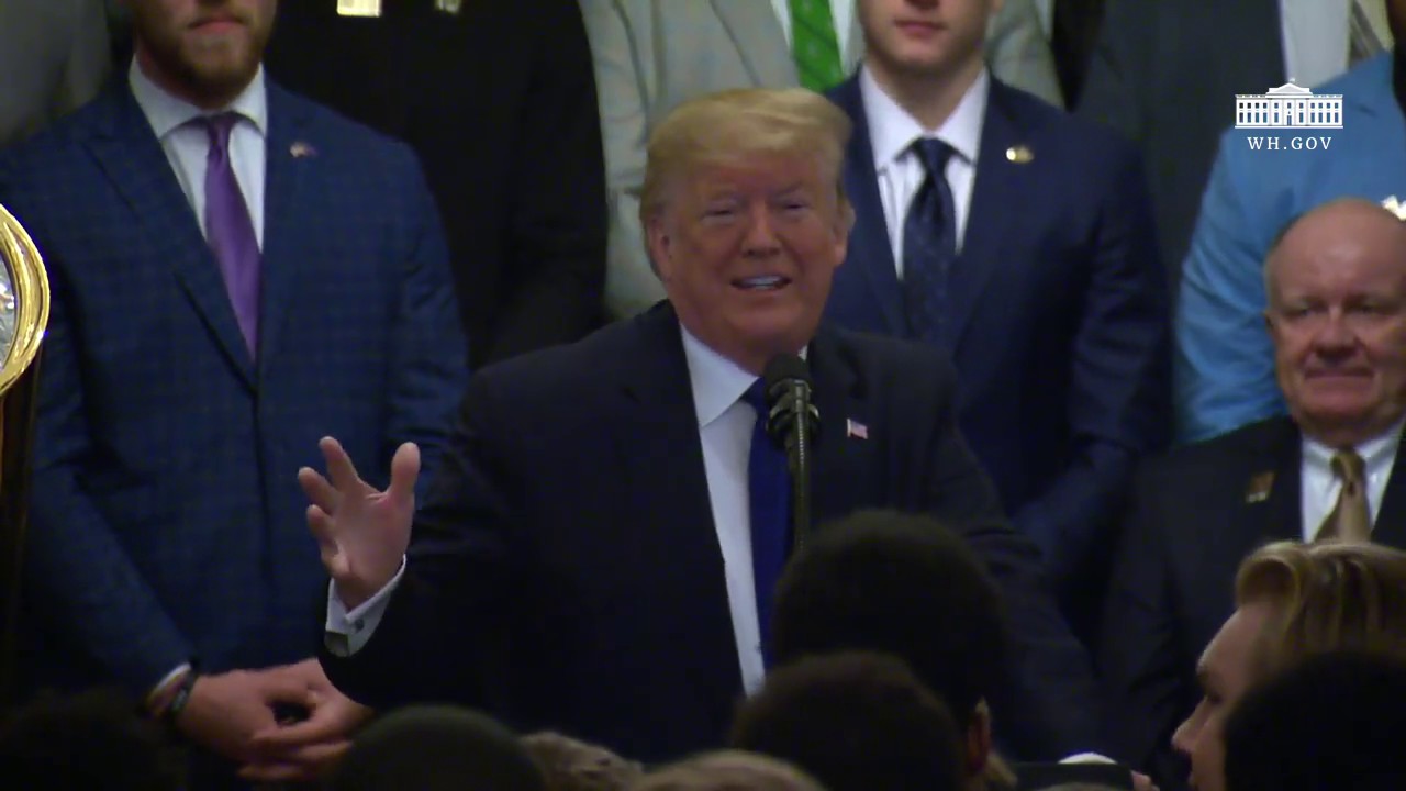 President Trump Welcomes the 2019 College Football National Champions: LSU Tigers