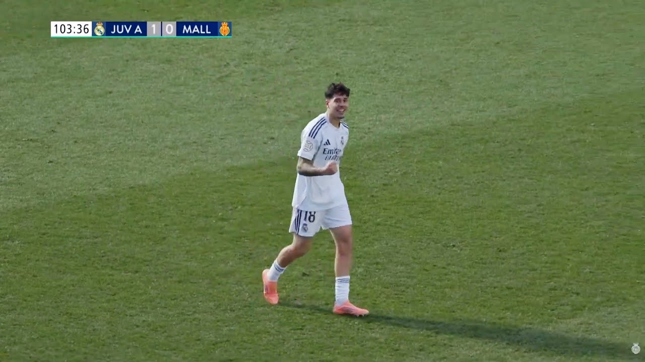 Alexis Ciria vs Mallorca U19 • Real Madrid Debut • Copa Del Rey Juvenil
