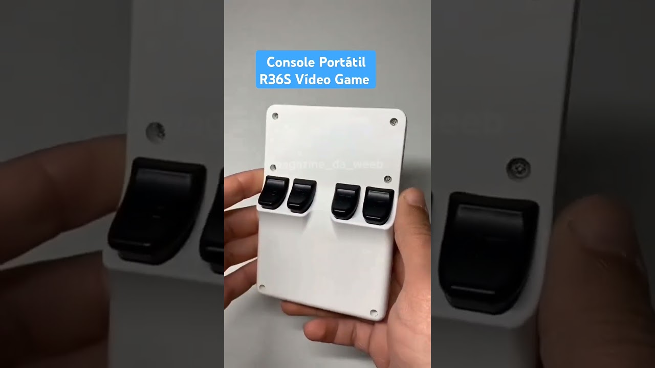 Console Portátil R36S Vídeo Game Retro Nintendo Playstation 64gb Linux Tela IPS 3.5 Polegadas
