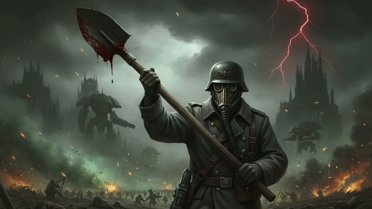 1 HOUR: The Shovel of Krieg (A Death Korps of Krieg Tribute Song inspired by Warhammer 40k)