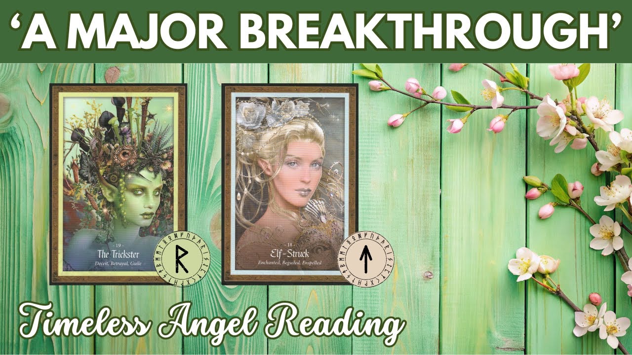 ✨A MAJOR BREAKTHROUGH IS HAPPENING FOR YOU!✨ Timeless angelreading with tarot- and oracle cards