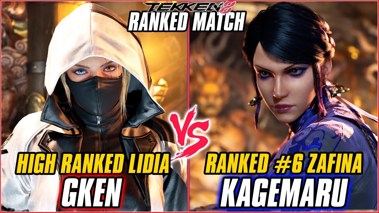 TEKKEN 8 ▰ GKEN (Lidia) vs KAGEMARU (#6 Ranked Zafina) ▰ T8 RANKED  GAMEPLAY