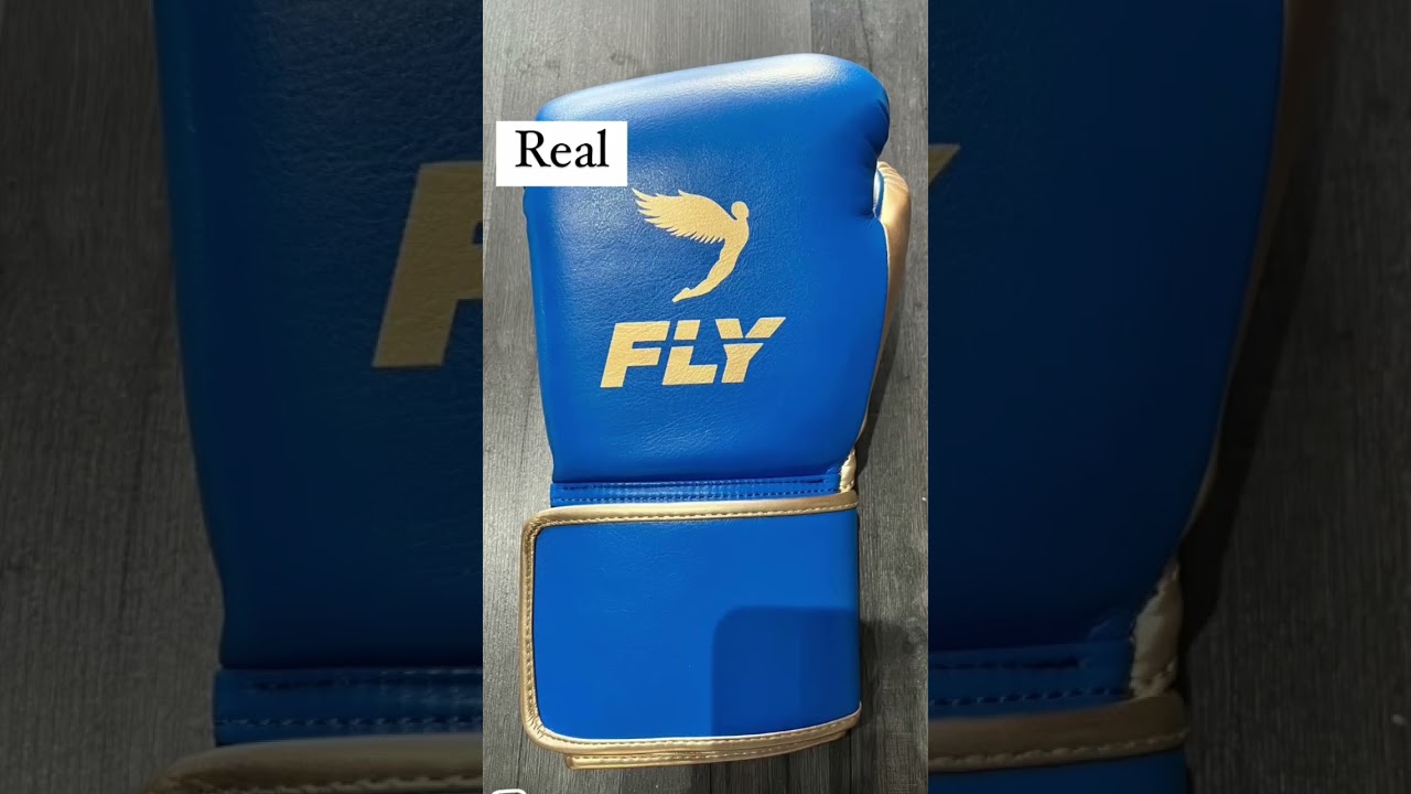 Real Cleto Reyes & Fly boxing gloves next to fakes so you know what to look for 🥊🙏