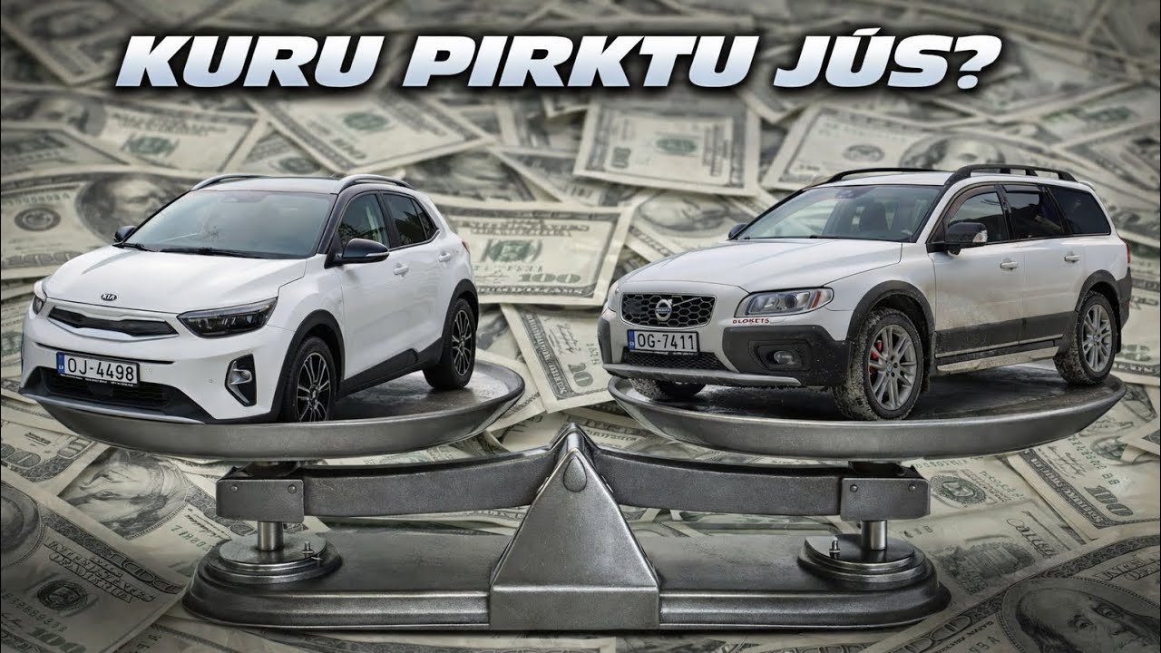 KĀDS PIRKUMS BŪTU PRĀTĪGĀKS - VECĀKS VOLVO VAI JAUNĀKA KIA?