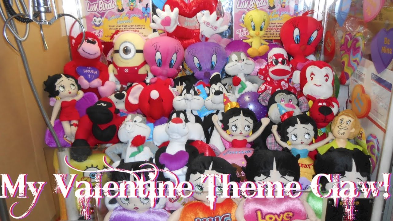 My Valentine Theme Claw Machine! Part 1!