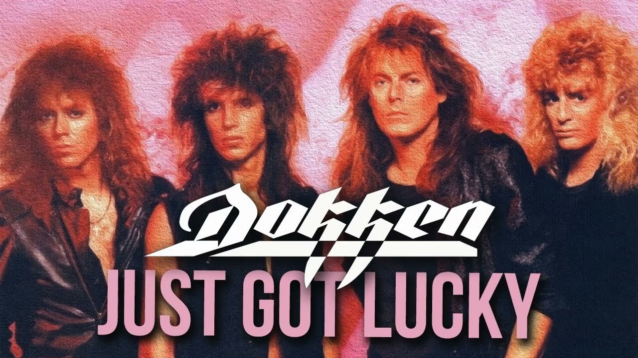 Dokken - Just Got Lucky (BASS BACKING TRACK  w/VOICE)