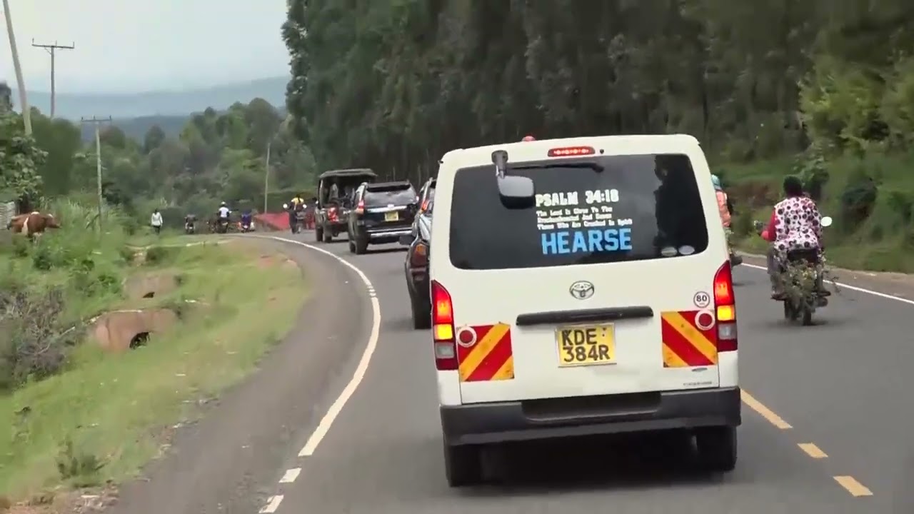 CONVOY ESCORT OF MZEE EMMANUEL ONYONI OKIKI
