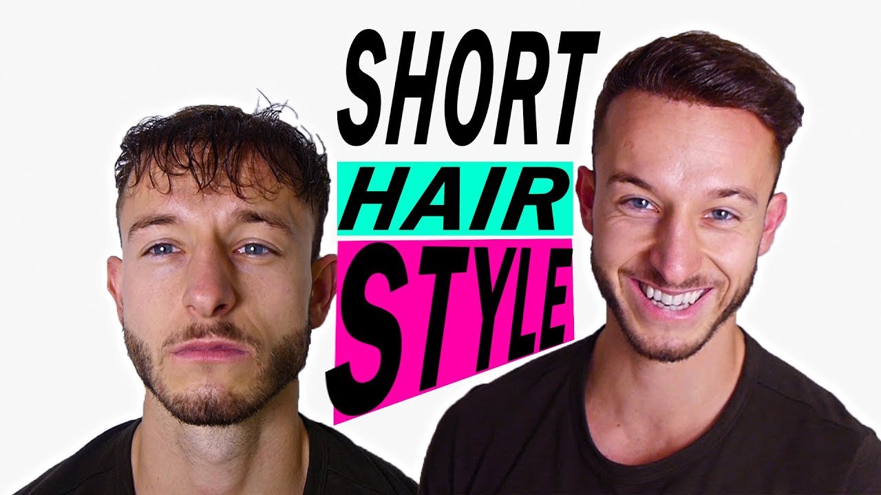 How To Style Short Hair for Men! TUTORIAL 2017