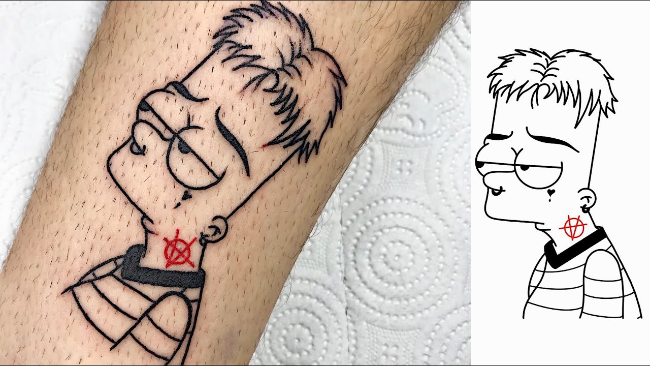 Симпсоны тату в реальном времени