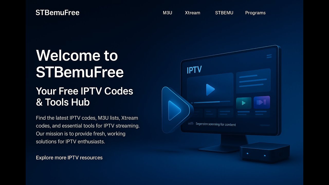 📡 أفضل مصدر لملفات M3U و STBEMU – الموقع الرسمي في الوصف