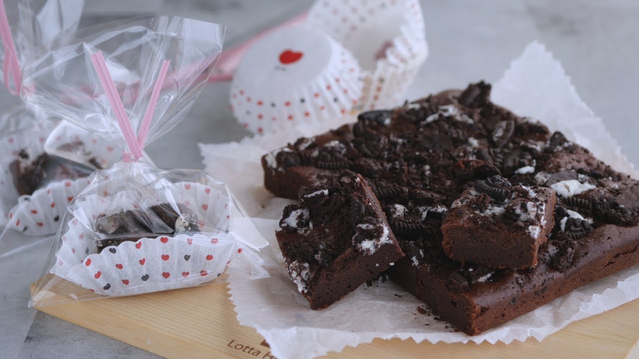 【簡単で濃厚な♡ひとくちブラウニー】買うよりも美味しい～♪  |   Chocolate Brownies