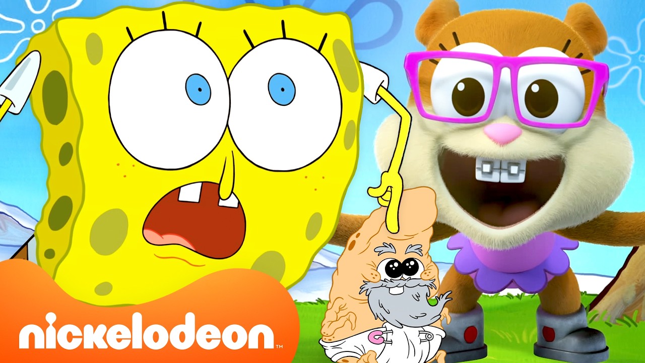 SpongeBob | 1 Jam Crossover Universe SpongeBob Paling Aneh 🧽 | Nickelodeon Bahasa