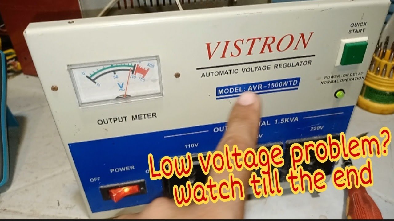 Avr low voltage problem easy to fix