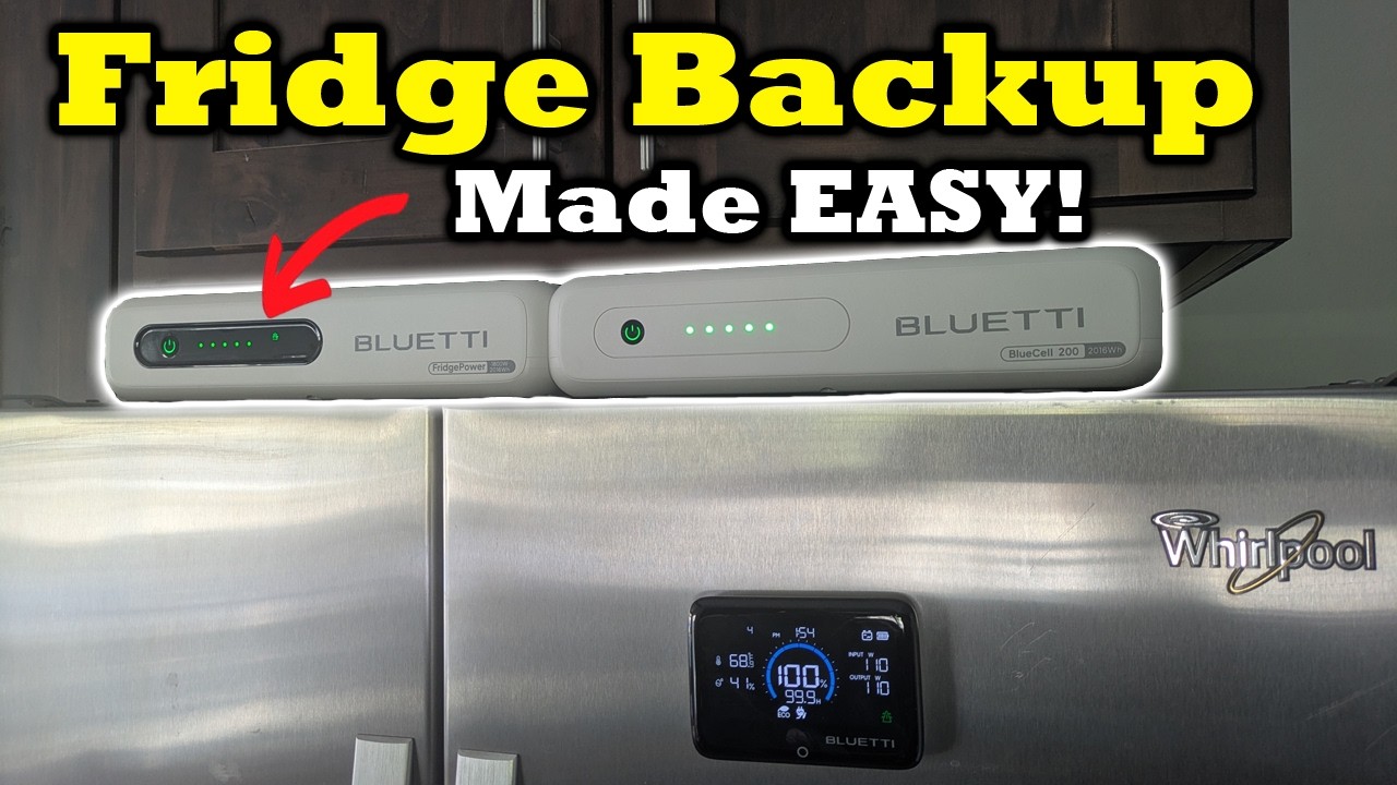 This Is PERFECT For Power Outages! The Bluetti FridgePower Slim UPS