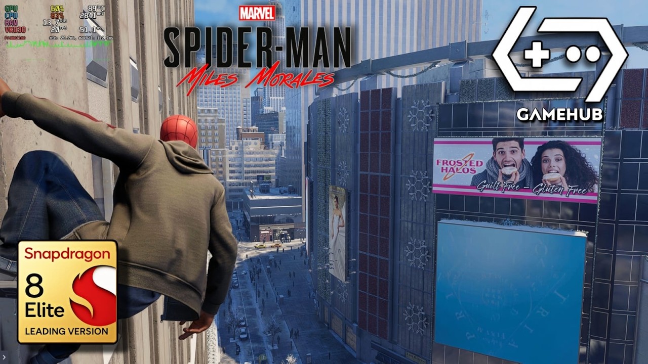 🔴Marvel's Spider-Man: Miles Morales on Redmagic 10S Pro | SD 8Elite | GameHub | Just Chilling #2026