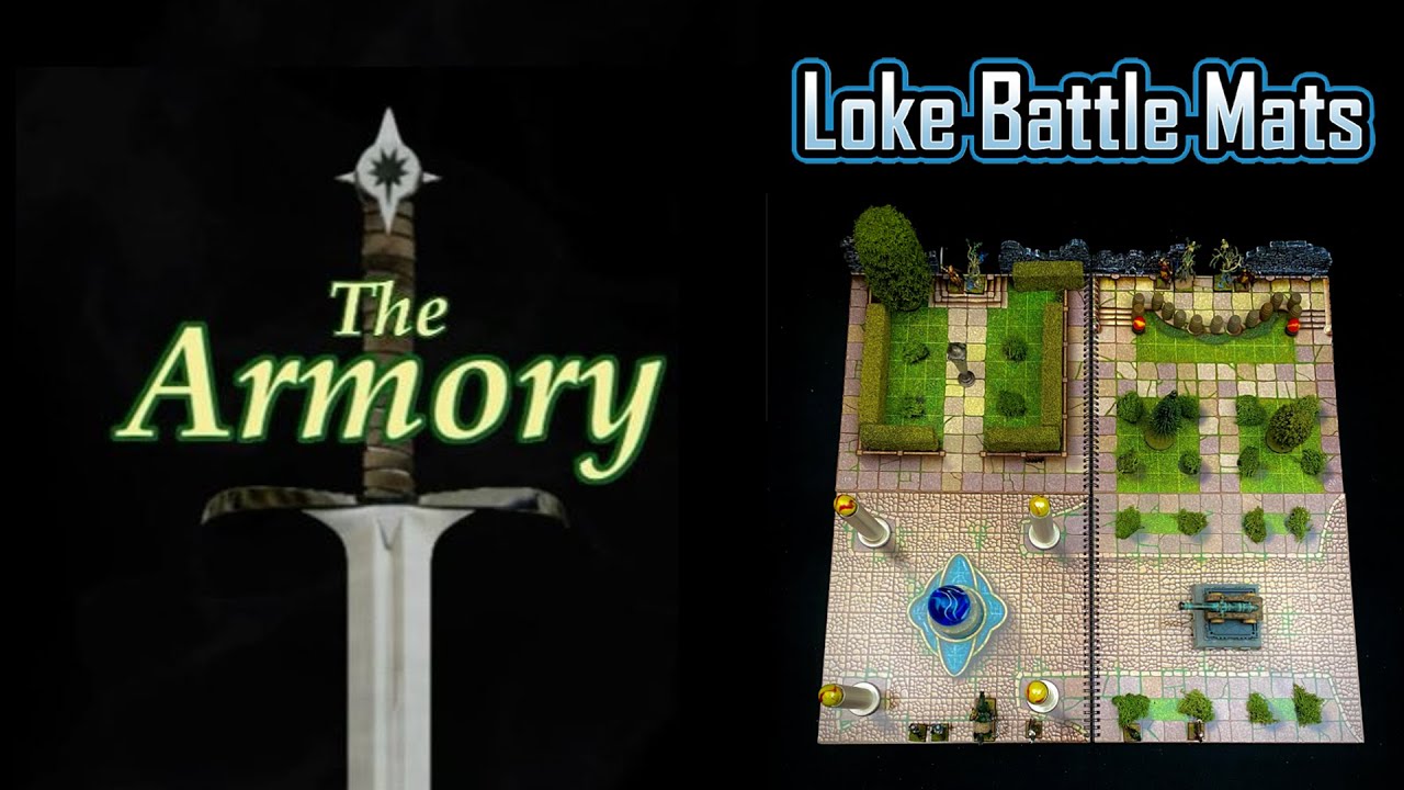 The Armory Ep. 015: Towns & Taverns Battle Mats by Loke Battle Mats