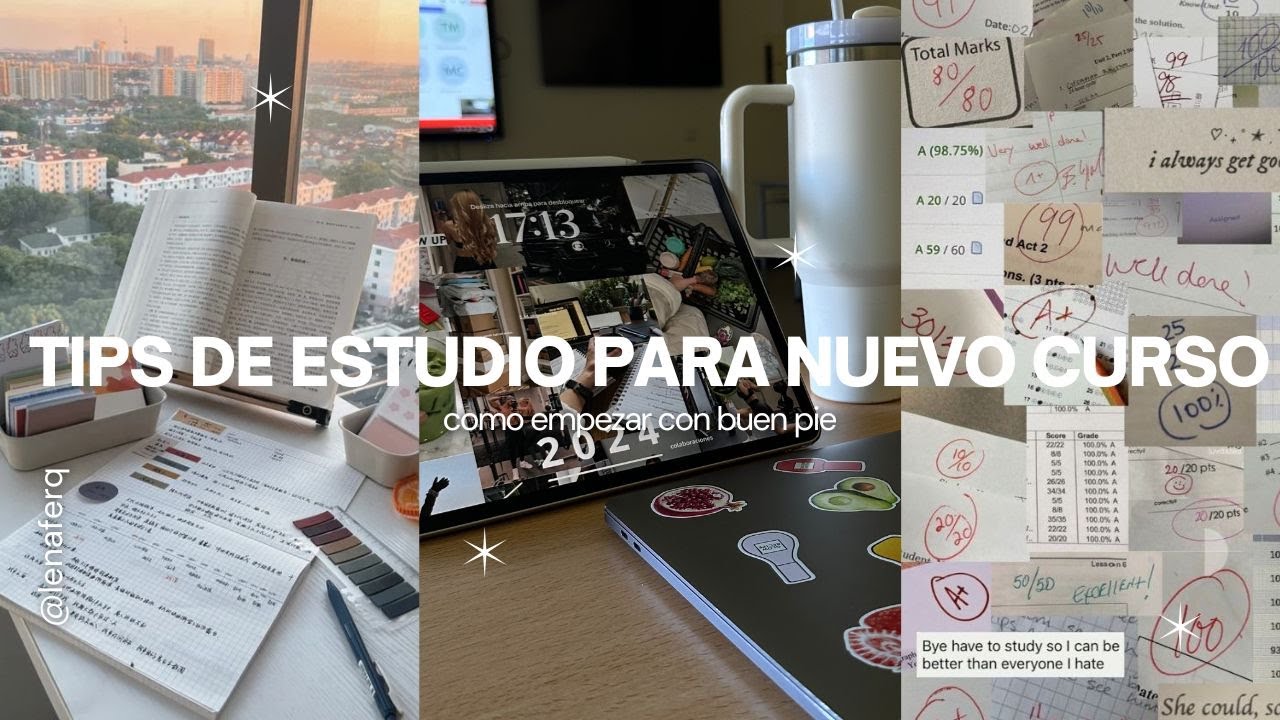 TIPS DE ESTUDIO que realmente uso organizaci&oacute;n + vuelta a clases | minimal, pinterest vibes 📚