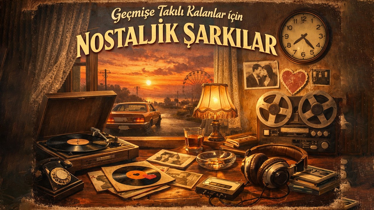 Geçmişe Takılı Kalanlar İçin Eski Nostaljik Şarkılar | 80'ler 90'lar Özlem Albümü