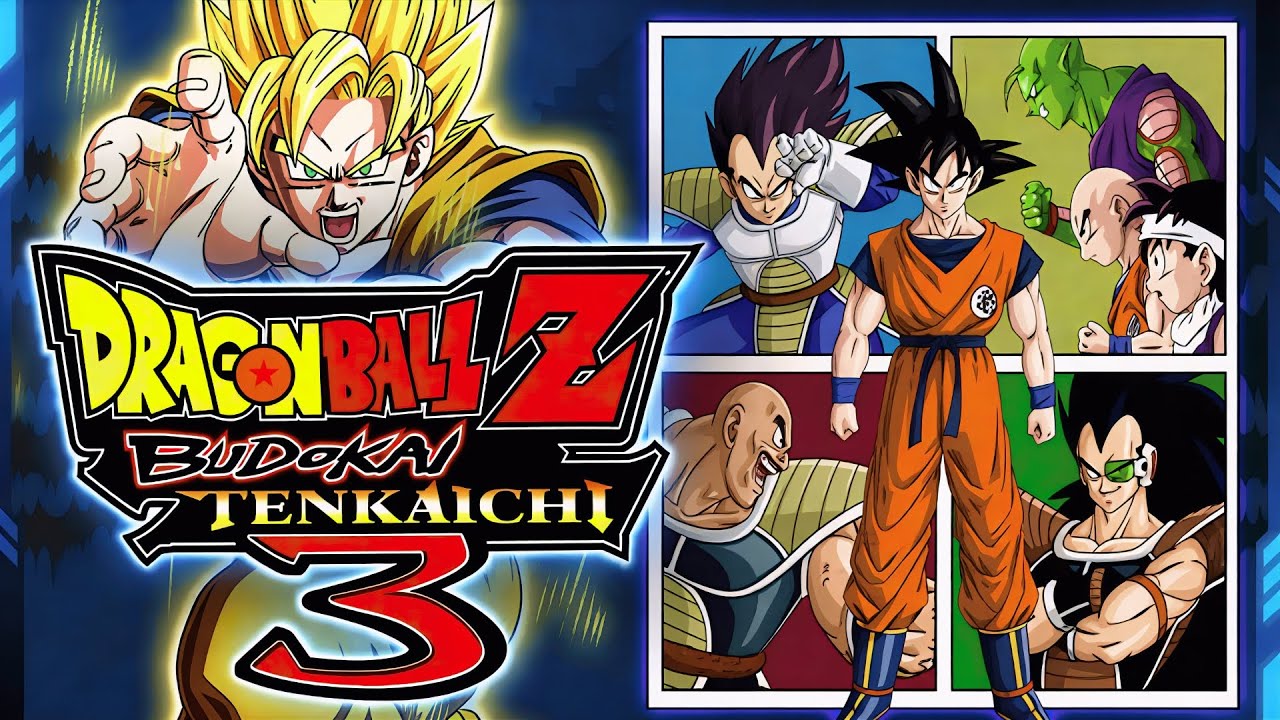 Dragon Ball Z Budokai Tenkaichi 3 – Saiyan Saga Full Story Gameplay[4k60fps]🔥🔥
