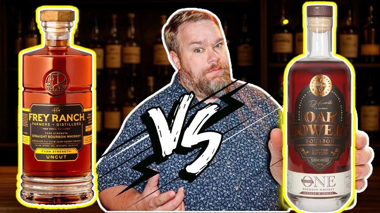 Is BREWZLE'S Bourbon Better than FREY RANCH? - Oak Bowery Blend One VS Frey Ranch Farm Strength