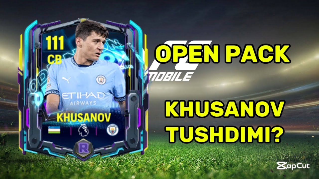 OPEN PACK KHUSANOV TUSHDIMI? OMADLI BOLDI ?