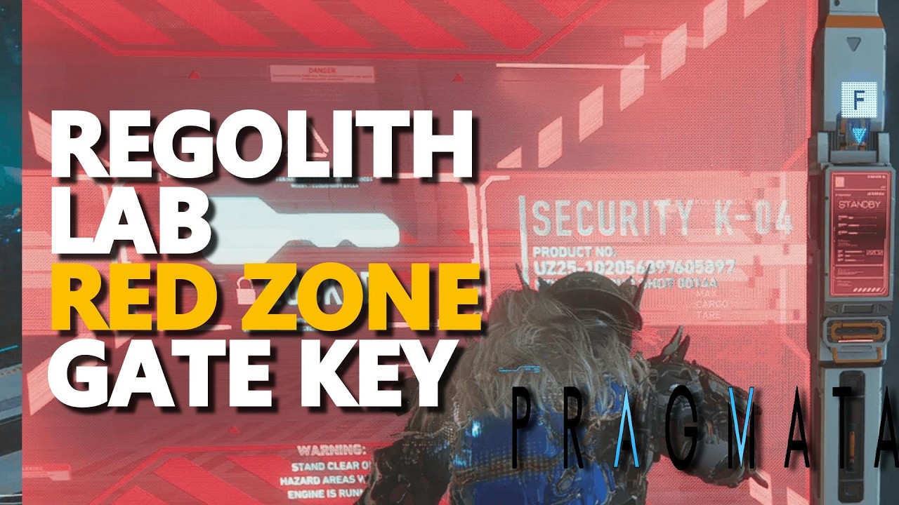 Regolith Lab Red Zone Gate Key Pragmata