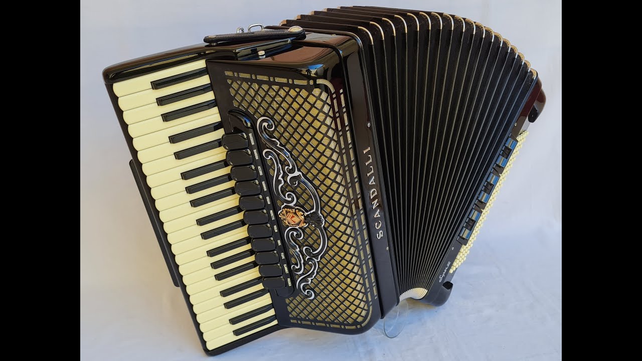 (60.000,00) Acordeon 120 Baixos Scandalli Super VI "NOVA"