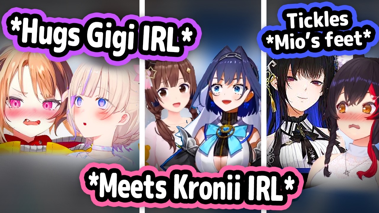 HoloJP Meeting HoloEN IRL Leads to Cute Comedy and Wholesome Interactions At 7th Fes【Hololive】